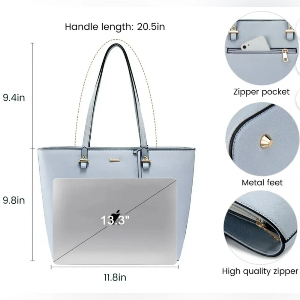 LIKE NEW Lovevook Classic Shoulder Tote Laptop Bag